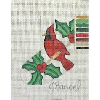 #806 Cardinals Christmas Ornament Image