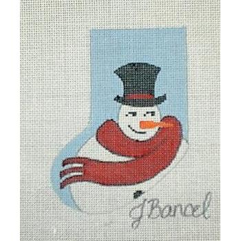 #837 Snowman Vest Ornament Image